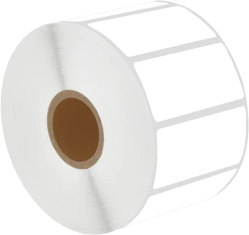 Vista 7 de USUPERINK 2 rollos (1300 etiquetas/rollo) de etiquetas de papel térmico directo de 2 x 1 pulgada, núcleo de 1 pulgada, código de barras en blanco