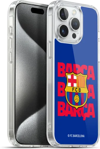 Vista 340 de Head Case Designs Funda de gel suave con licencia oficial del FC Barcelona Barca Crest Graphics [protección de grado militar] compatible con Apple