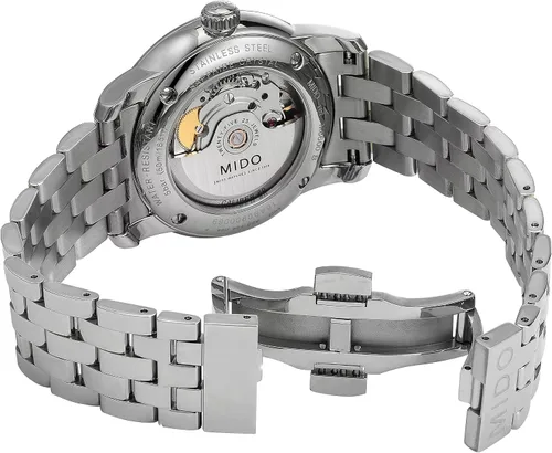 Vista 5 de MIDO Baroncelli - Reloj suizo automático para Hombre - Esfera plateada - Caja de 1.496 in - M86004211, plateado, Reloj automático