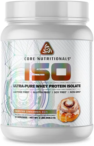Vista 7 de Core Nutritionals Proteína de suero aislado ultrapura (capuchino, 2 libras)