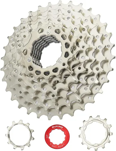 Vista 23 de CYSKY Casete de 11 velocidades 11-25T/11-28T/11-32T/11-36T/11-40T/11-42T/11-46T/11-50T/11-52T Compatible con Shimano/Sunrace/Sram Bike Freewheel