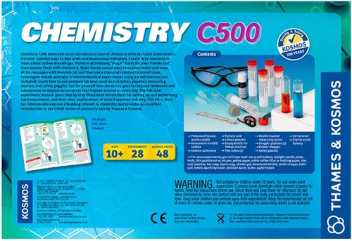 Vista 4 de Juego para experimentos de química Chem C500 de Thames y Kosmos
