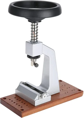 Vista 4 de Herramienta de extracción de espalda de reloj, 5700 reloj prensa caja de reloj de apertura trasera tornillo estilo ostra abridor de reloj con base