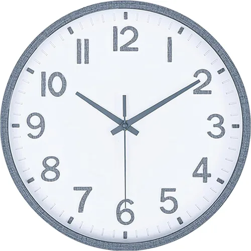 Vista 15 de Reloj de pared, moderno reloj de pared pequeño de 8 pulgadas, funciona con pilas, silencioso, analógico, clásico, para oficina, hogar, baño, cocina
