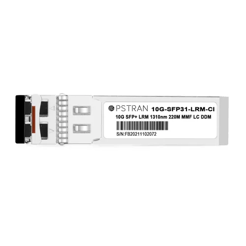 Vista 31 de 10GBASE-LR SFP+ Módulo Transceptor Óptico, 1310nm, 6.2 mi, DDM, Duplex LC SMF, 10 unidades, Gris, Sólido