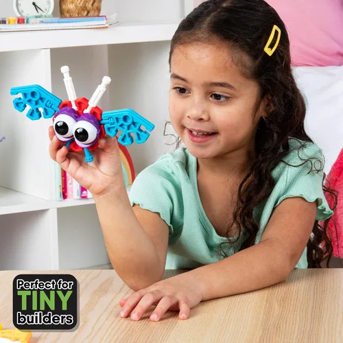 Vista 11 de KID K'NEX - Juego de constructores en ciernes, 100 piezas, construcción STEM preescolar, juego de construcción para niños, juego creativo