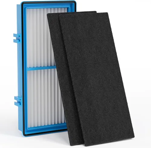 Vista 11 de Leemone Reemplazo de filtro Aer1 para purificadores de aire Holmes, HAPF30AT (4 filtros HEPA reales + 8 filtros de refuerzo de carbono), paquete de 2