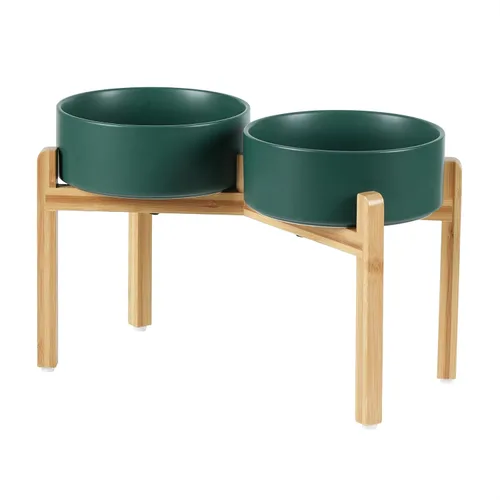 Vista 22 de Havniva Juego de 2 cuencos de cerámica de 5.1 pulgadas para perros y gatos, alimentador de alimentos y agua para perros de raza pequeña, gatitos