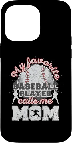 Vista 21 de Baseball Mom My Favorite Baseball Player Calls Me Mom Case for iPhone 17