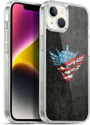 Vista 78 de Head Case Designs Funda de gel suave con licencia oficial de la WWE American Nightmare Flag Cody Rhodes Graphics compatible con Apple iPhone 7