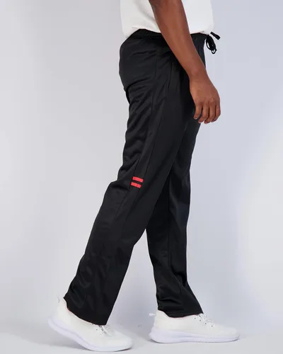 Vista 3 de Real Essentials Paquete de 3 pantalones deportivos deportivos casuales de tricot con parte inferior abierta para hombre