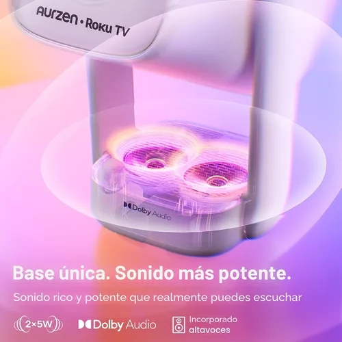 Vista 6 de Aurzen Roku TV D1R air Proyector portátil inteligente para exteriores
