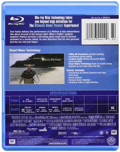 Vista 2 de Cast Away Blu-ray