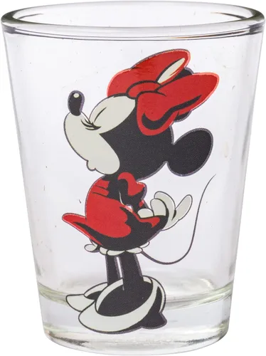 Vista 7 de Silver Buffalo Disney Minnie Mouse Poses - Paquete de 4 mini gafas, 1.5 onzas