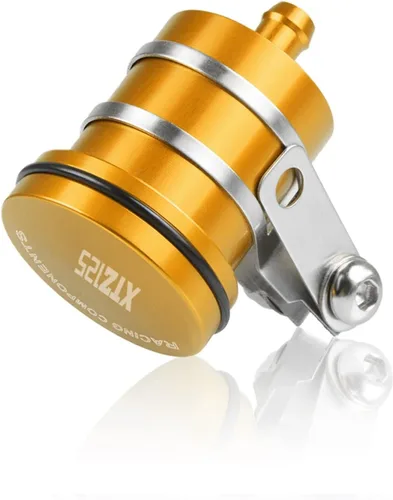 Vista 11 de DOLOX Vaso de aceite para Yamaha XTZ125 2003-2016 2004 2005 2006 2007 2008 2009 10 10 Depósito de líquido de freno trasero Depósito de embrague Tapa