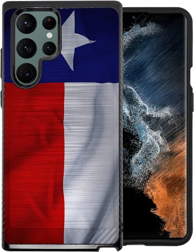 Vista 13 de Cases on Deck CasesOnDeck - Funda ajustable compatible con Samsung Galaxy S22 Ultra / S22 Ultra, armadura cepillada, funda híbrida con agarre