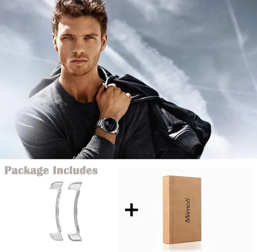 Vista 6 de Miimall Compatible con Google Pixel Watch 2Adapter, adaptador de conexión de metal en forma de arco de 0.787 pulgadas para accesorios de Google