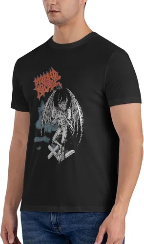 Vista 2 de Morbid Angel T Shirt Men's Summer Round Neck Trend Fashion Short Sleeve T Shirt Sports Fitness Cotton Shirt Tops