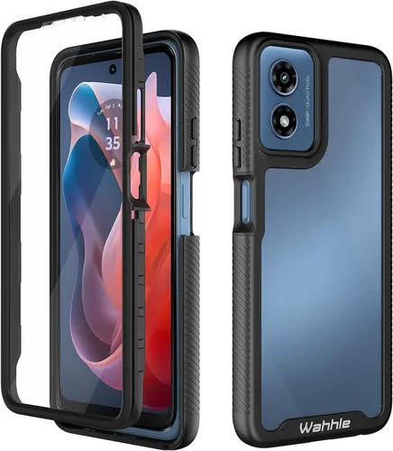 Vista 64 de Funda compatible con Motorola Edge 5G UW, protector de pantalla integrado de cuerpo completo, a prueba de golpes, ajuste delgado, funda protectora