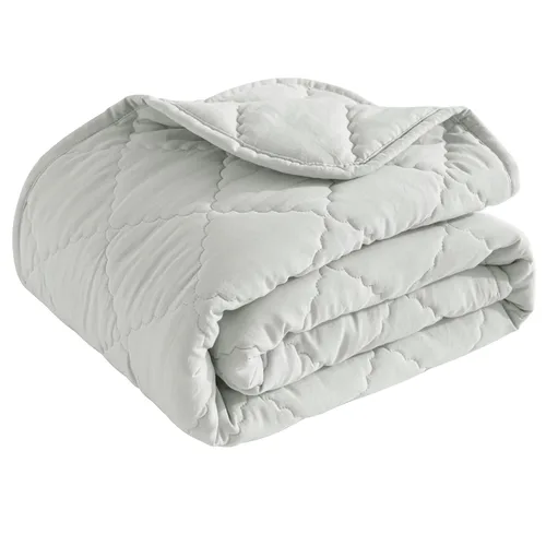 Vista 18 de BEDSUM - Edredón de microfibra para cuna, 39 x 47 pulgadas, color aguamarina Lightweight Toddler Blanket for Boys Girls Nursery, Machine Washable