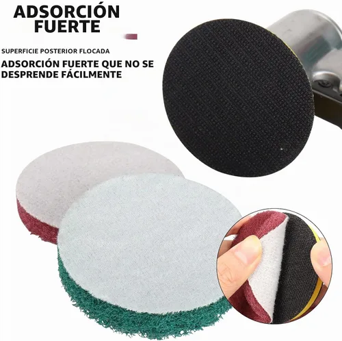 Vista 6 de 3 en accesorios de cepillo de taladro de fregado Power Scrubber Pads 10Pc