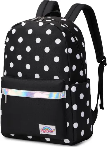 Vista 26 de Mygreen - Mochila escolar con bonitos diseños para niños y niñas, 11.5 x 15.7 x 5.1 pulgadas