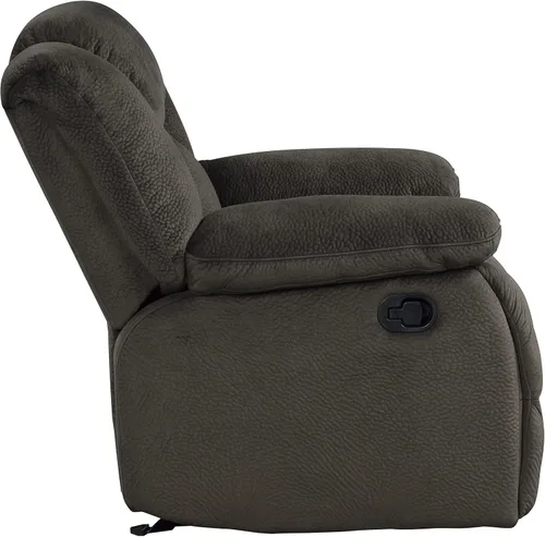 Vista 6 de Homelegance Laurelton - Sofá biplaza reclinable de microfibra de 79 pulgadas, color marrón chocolate