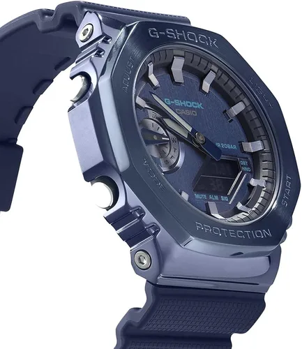 Vista 5 de Casio Reloj de cuarzo analógico digital para mujer con correa de plástico GM-2100N-2AER azul GM-2100N-2AER Azul GM-2100N-2AER