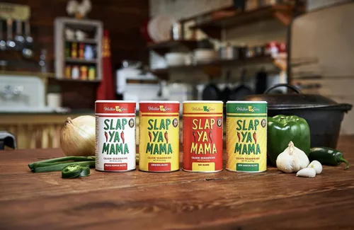 Vista 6 de Slap Ya Mama Condimento cajún estilo Louisiana, mezcla caliente, sin MSG y Kosher, lata de 8 onzas