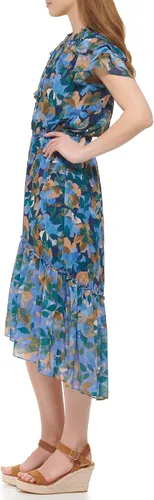 Vista 2 de Vince Camuto Vestido casual con falda escalonada para mujer