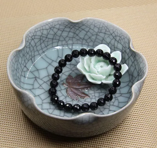 Vista 149 de Amandastone Pulsera elástica de cuentas redondas de 0.315 in con piedras preciosas naturales de 7 pulgadas