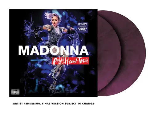 Vista 2 de Rebel Heart TourPurple Galaxy Swirl 2 LP