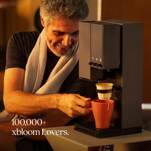 Vista 6 de xBloom Máquina de café de estudio - Cafetera de goteo automática con filtro de 100 piezas y cafetera de té