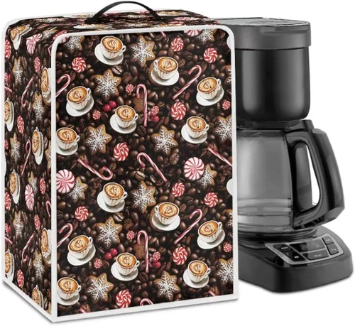 Vista 21 de Mumeson Funda para cafetera de girasol, extra grande, ligera, con asa, cubierta para máquina de café, tostadora, cubierta a prueba de polvo