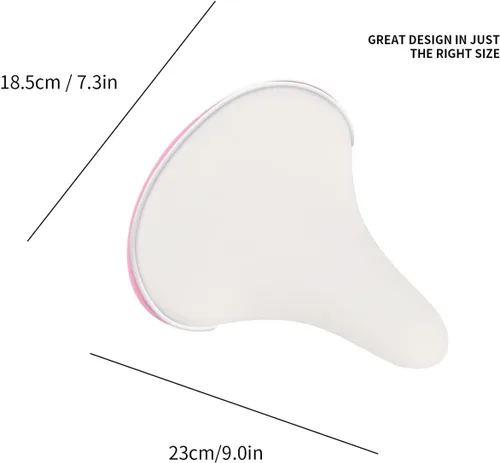 Vista 5 de Asiento ancho de bicicleta para niñas, morado y rosa