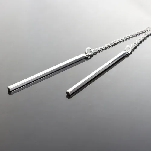 Vista 6 de Collar largo Lariatneck con forma de Y y caída ajustable para mujer