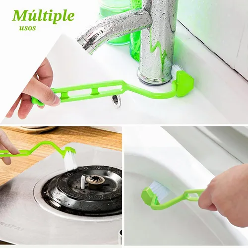 Vista 6 de Paquete de 2 cepillos para inodoro de baño, cepillo de inodoro de diseño