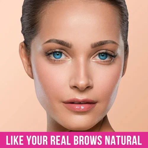 Vista 2 de iMethod Lápiz de microblading para cejas - Lápiz para cejas 2 en 1 de doble punta con aplicador de punta de micro-horquilla de 3 puntas y punta