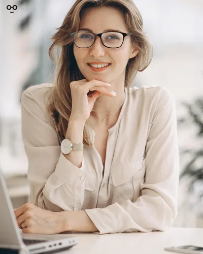 Vista 8 de JOLISU 5-Pack Ultra-Light Slim Frames Reading Glasses for Women - Readers for Women, Spring Hinges and Blue Light Protection