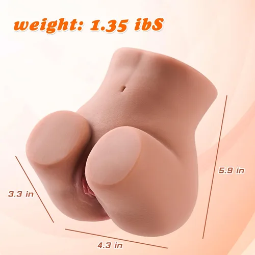Vista 2 de Mini masturbador masculino de bolsillo con vagina realista en 3D, muñeca sexual anal para adultos, juguete sexual para hombres, torso masculino