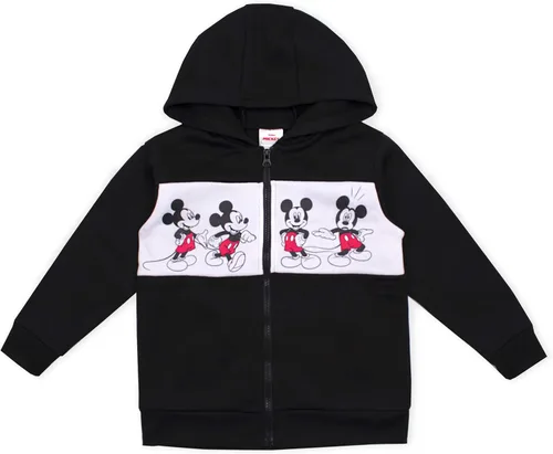 Vista 3 de Disney Mickey Mouse - Paquete de 2 sudaderas con capucha para niños pequeños y pequeños, grisnegrorojo
