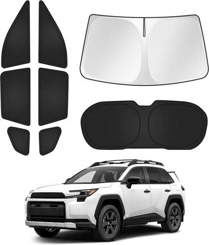 Vista 171 de Canvcle Parasol para parabrisas para Tesla modelo Y/3 2017-2025 2026 (compatible con modelos 2025 Y Juniper/2024 Modelo 3 Highland), parasol grueso