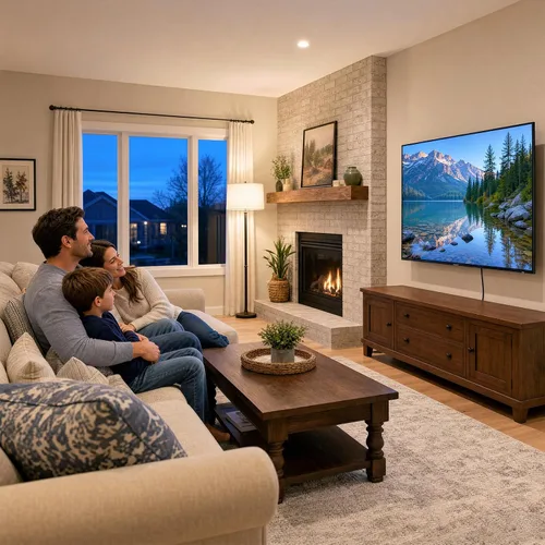 Vista 7 de Cable de alimentación de TV compatible con Samsung TV, Ancable de 6 pies y 90 grados en ángulo de 2 clavijas, cable de TV C7 compatible con Samsung