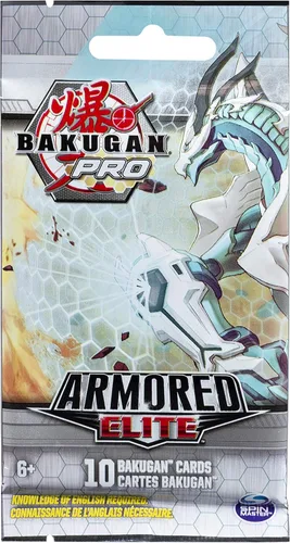 Vista 7 de Bakugan Pro, Armored Elite Booster Pack con 10 tarjetas coleccionables coleccionables, para edades de 6 años en adelante