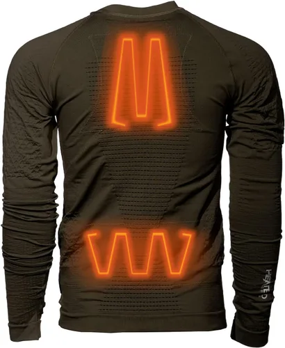 Vista 5 de Pnuma Outdoors IconX - Cómoda camisa de manga larga con batería recargable, tres ajustes de calor ajustables