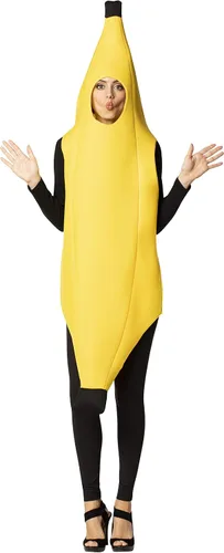 Vista 2 de Rasta Imposta Disfraz de fruta de plátano para adultos, unisex, talla única