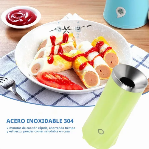 Vista 2 de UPKOCH Máquina automática para hacer rollos de huevos, antiadherente, con diseño de embudo 304, calefacción tridireccional, incluye herramienta