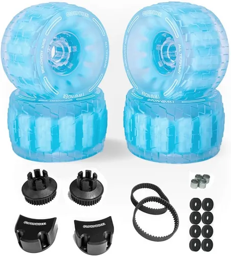 Vista 5 de IWONDER Cloud Wheel Discovery 4.134 in/4.724 in para Evolve Boards Kit de conversión de ruedas y poleas