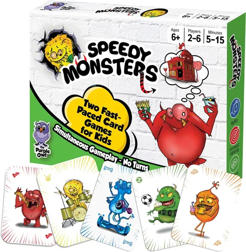 Vista 9 de Juegos de memoria ganadores del premio Hiding Monsters para niños de 4 a 8 años con una rueda giratoria. Divertido y fácil de jugar. Juegos a juego