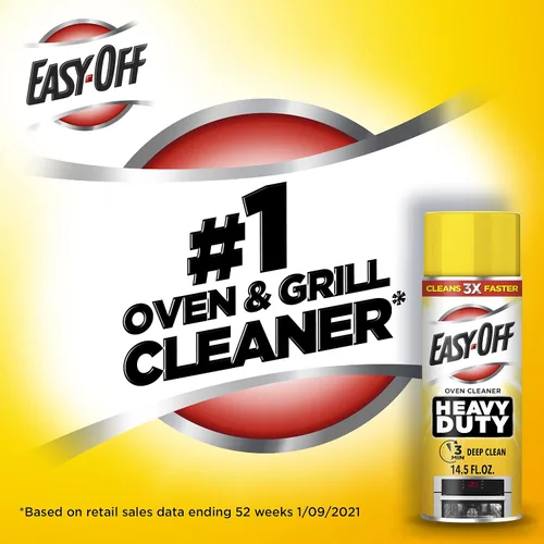 Vista 4 de Easy Off Limpiador de Horno de Servicio Pesado, Aroma Regular, Lata de 14.5 oz (Paquete de 2)